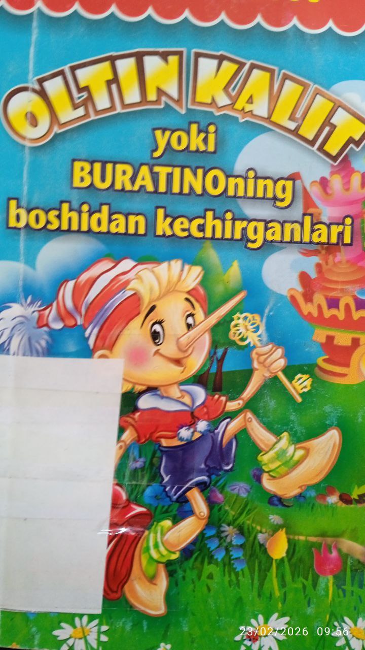 "Oltin kalit" kitobi.