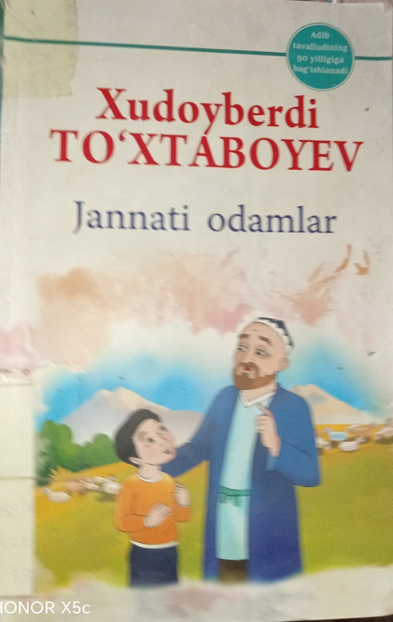Xudoyberdi To'xtaboyevning "Jannati odamlar" kitobi.