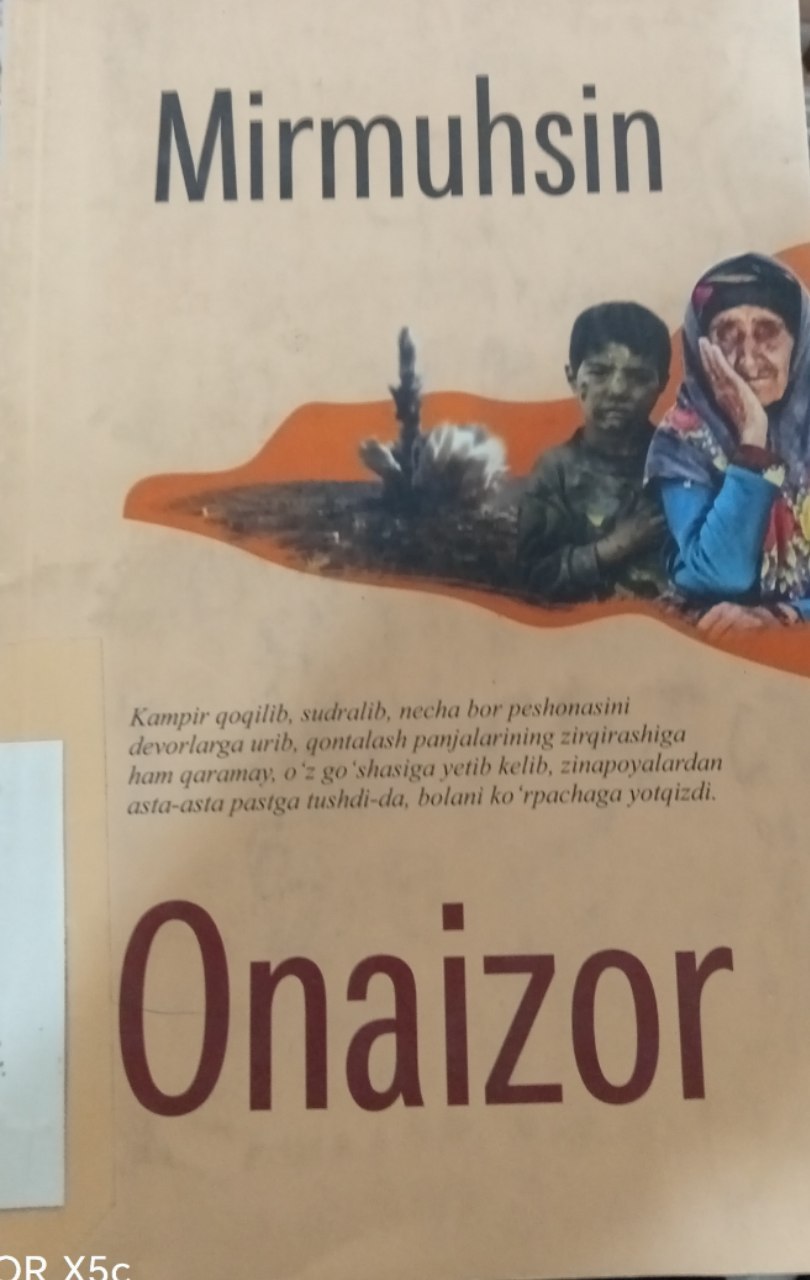 Mirmuhsinning  "Onaizor " kitobi.